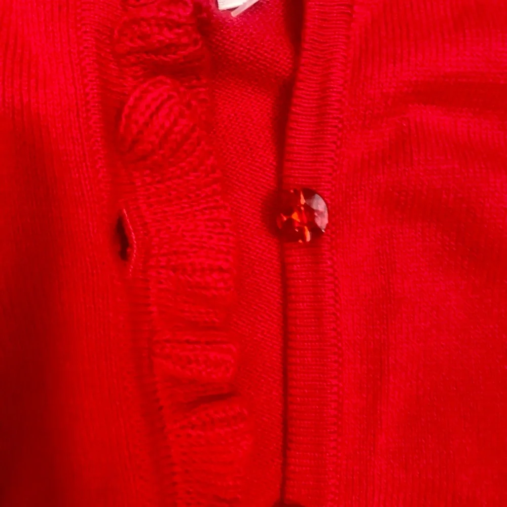 Rachel Riley Scarlet Ruffle Cardigan - Picture 4 of 5